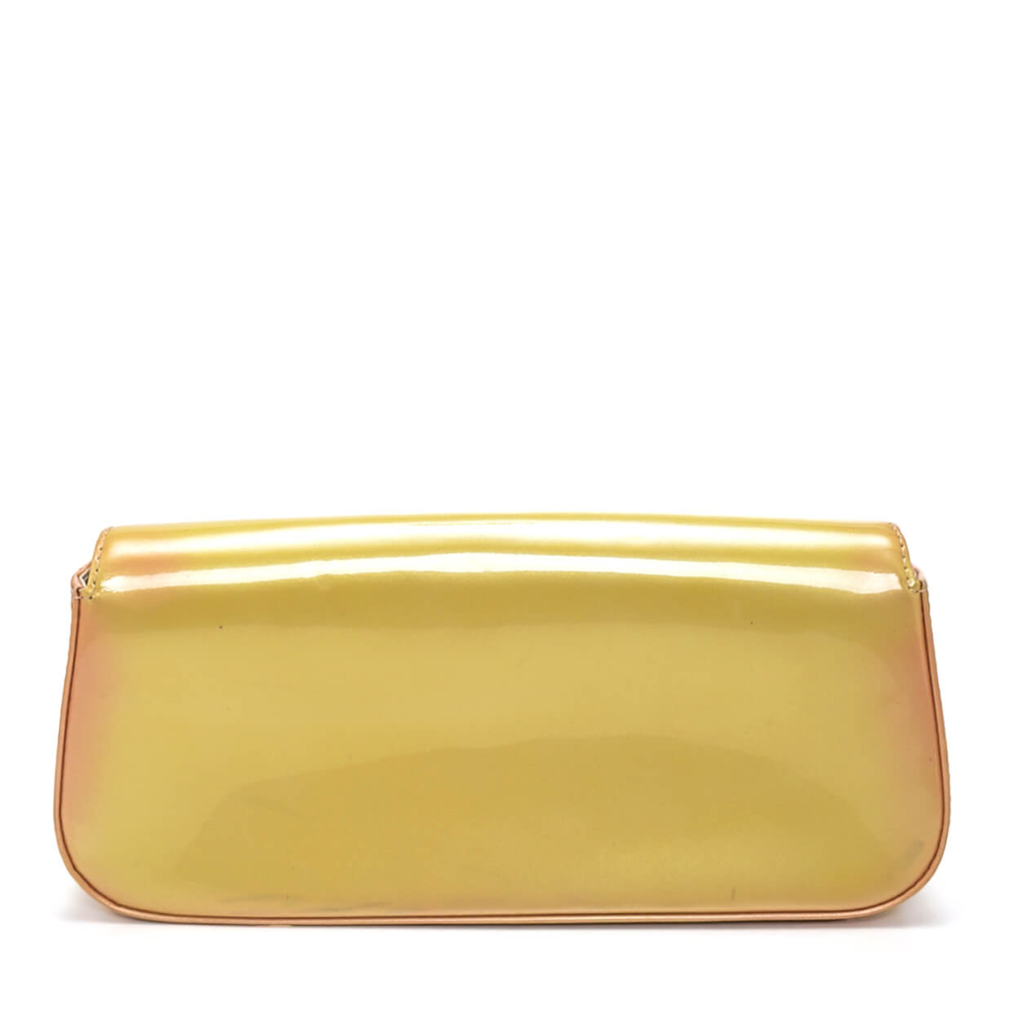 Louis Vuitton Light Yellow Vernis Leather Sobe Clutch ref.1035874 - Joli  Closet