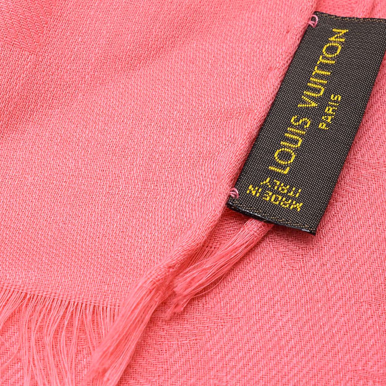 LV MONOGRAM PINK CLASSIC SHAWL