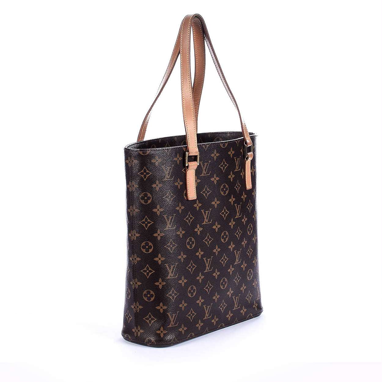 Louis Vuitton -   Monogram Canvas Leather Medium Shopping Bag