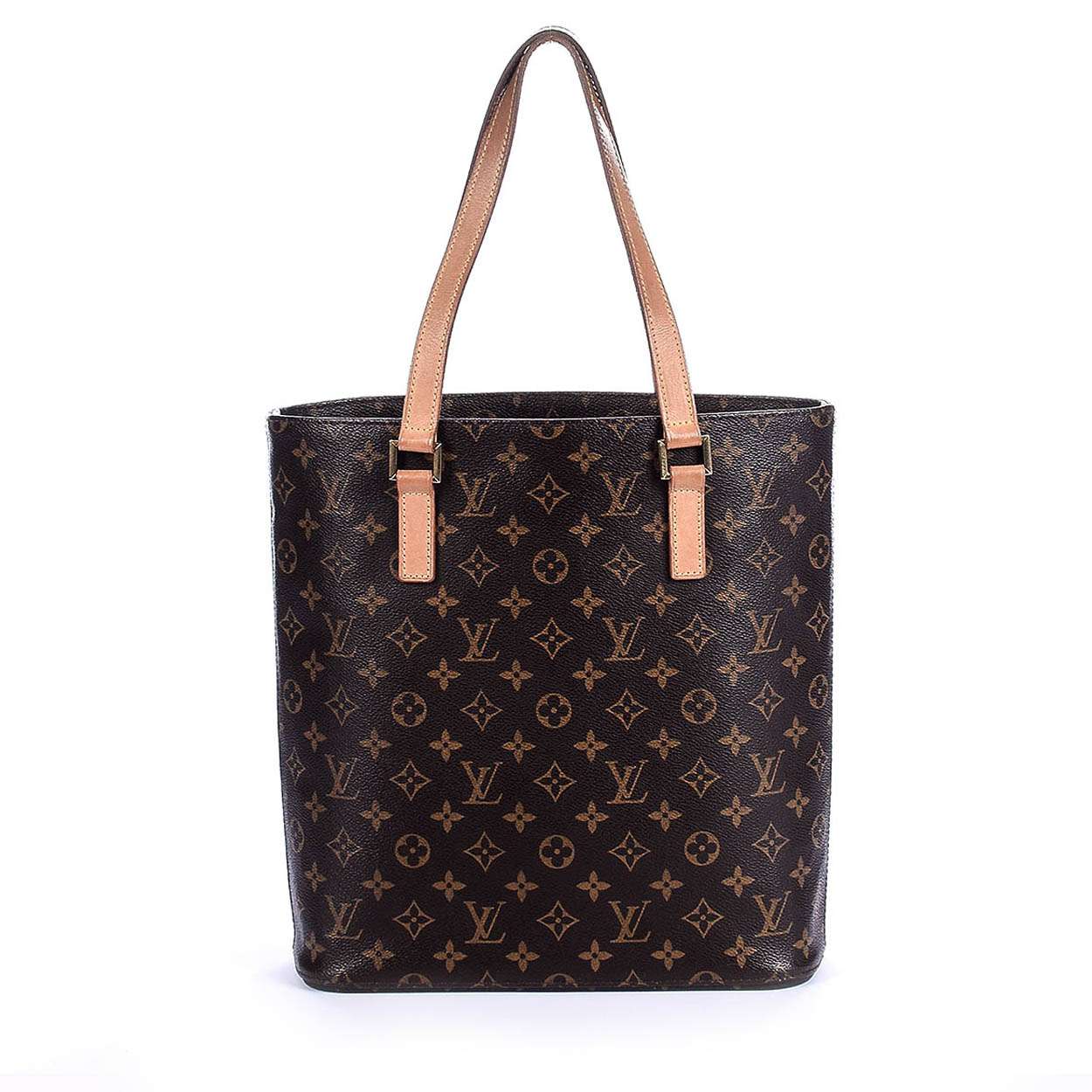 Louis Vuitton -   Monogram Canvas Leather Medium Shopping Bag
