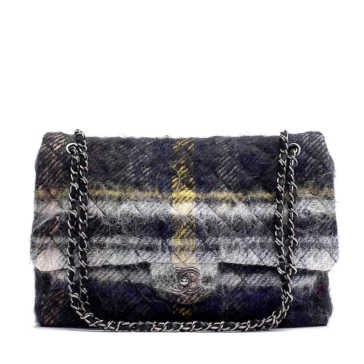 Chanel - Multicolor Quilted Wool Limited Edition Flap Bag