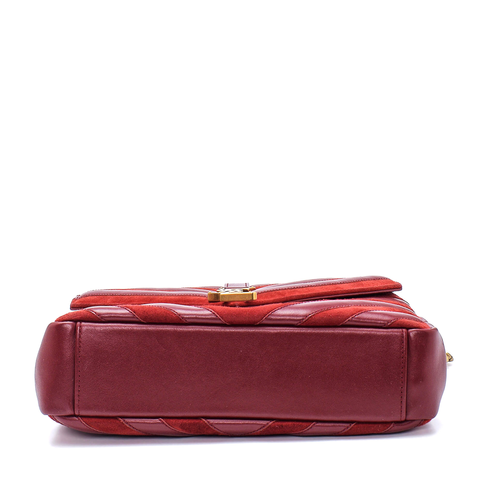 Yves Saint Laurent Leather Teen Monogram Crossbody Bag 412674 Red  Pony-style calfskin ref.981548 - Joli Closet