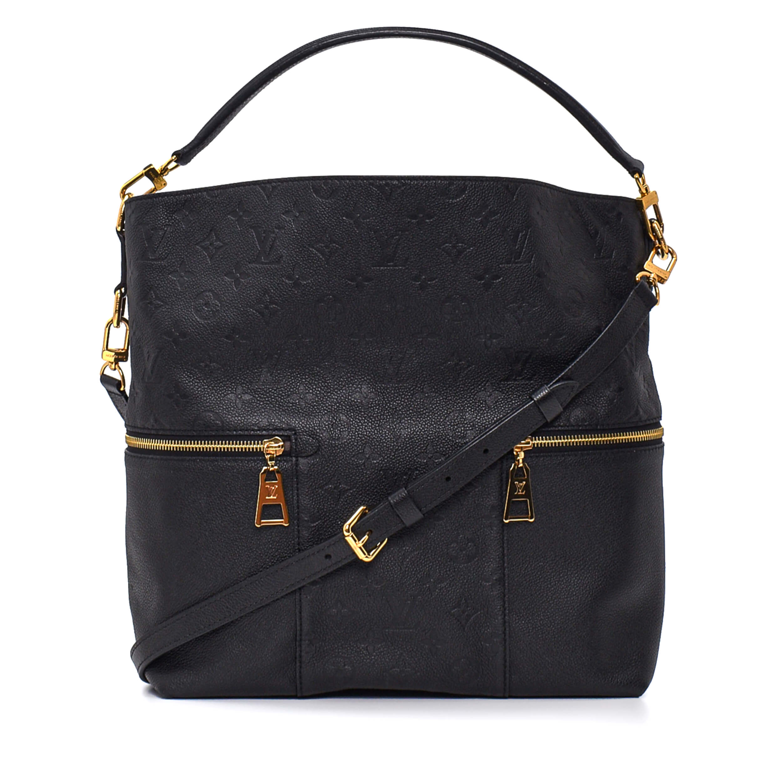 Louis Vuitton - Black Empreinte Leather Melie Bag
