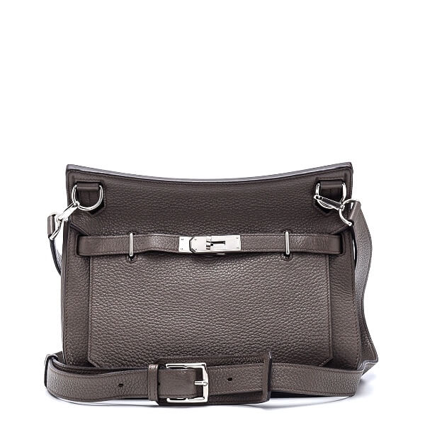 Hermes - Etain Leather Jypsiere 28 Bag