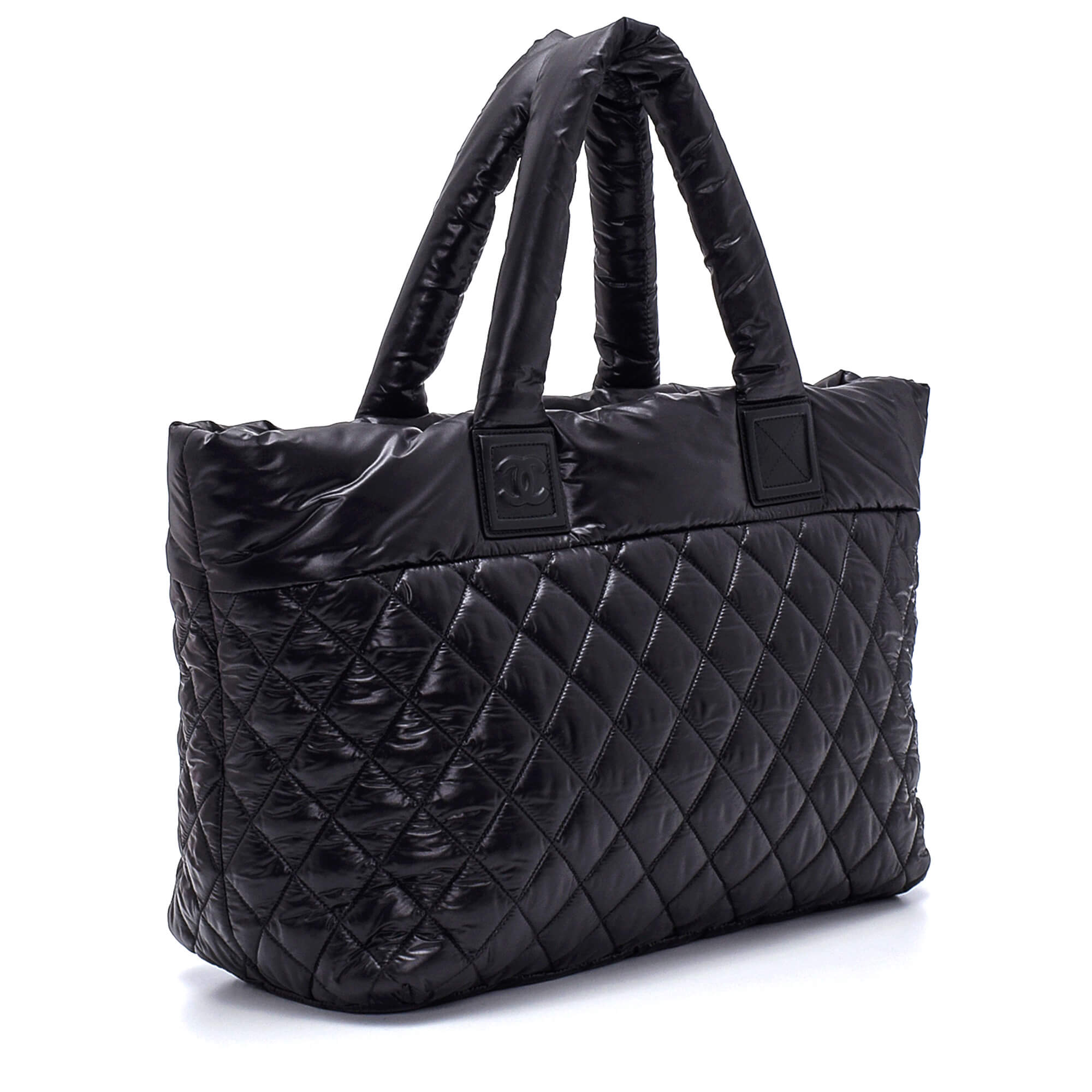 Chanel - Black Quilted Nylon Coco Cocoon Tote Bag II