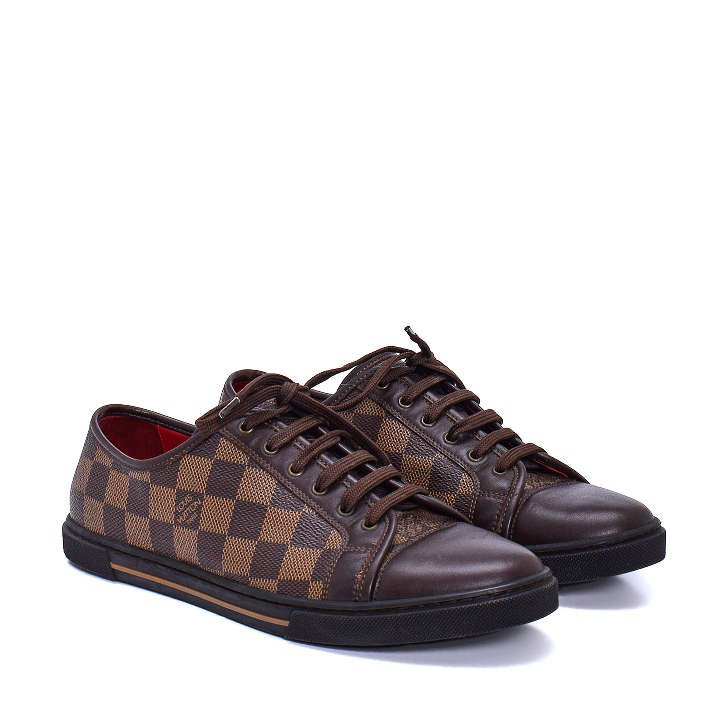 Louis Vuitton Damier Ebene Low Top Sneakers