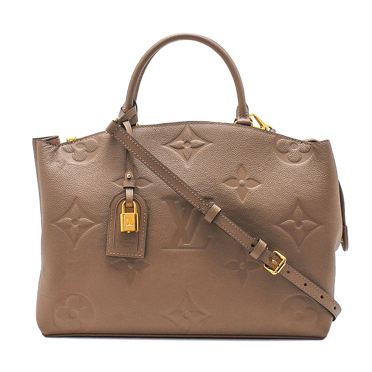 Louis Vuitton Grand Palais Handbag Monogram Empreinte Leather with