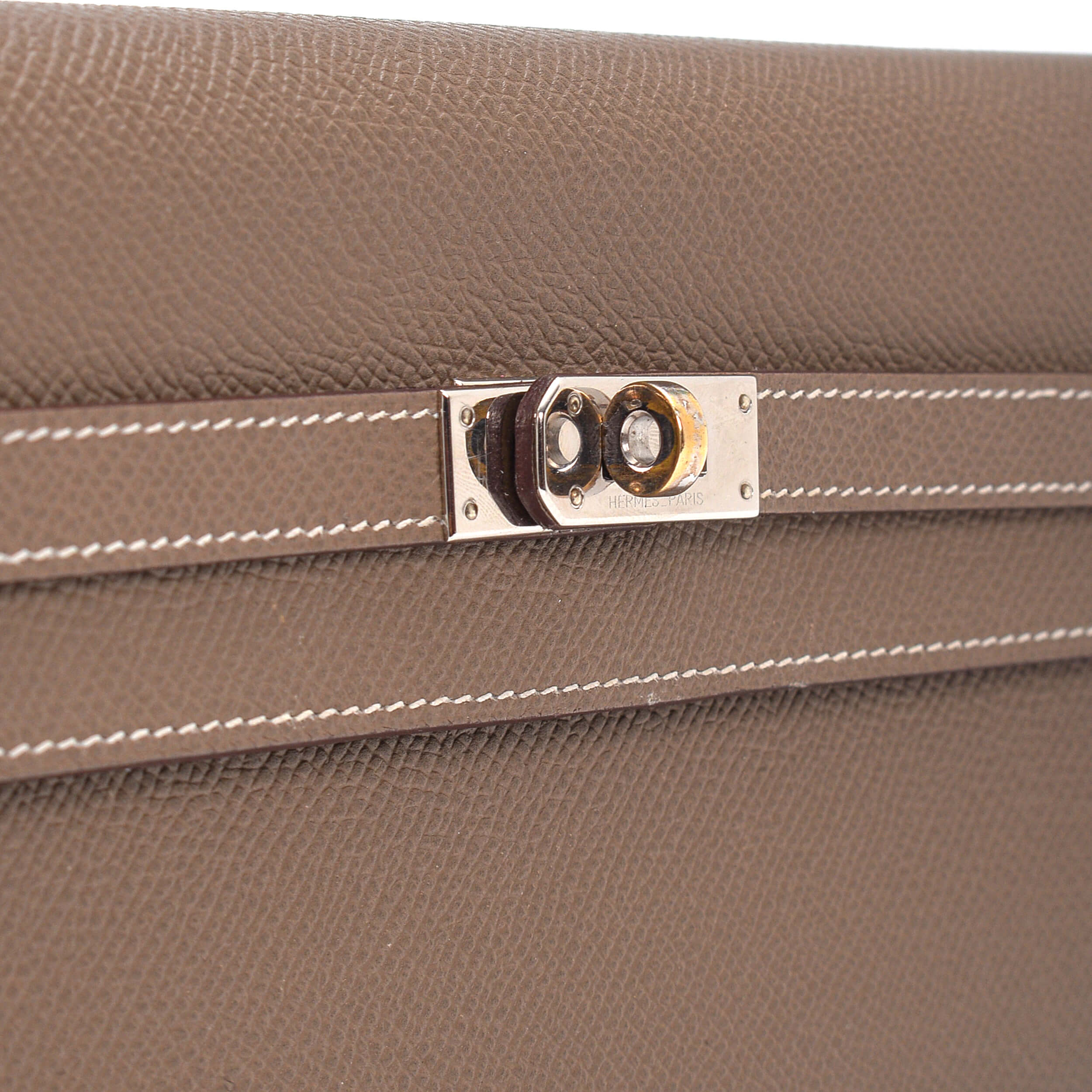 Hermes Kelly Etoupe Epsom Wallet