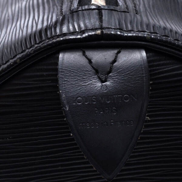 Louis Vuitton Black EPI Leather Speedy 30 Bag