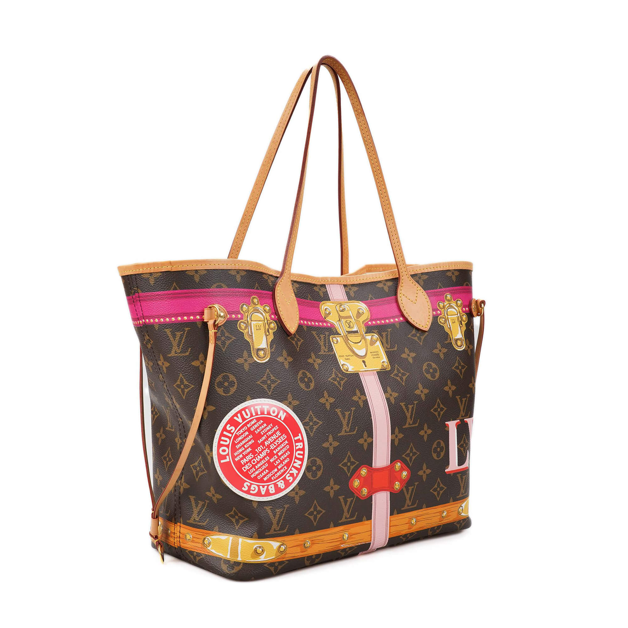 Louis Vuitton Limited Edition Neverfull MM Saint Tropez Monogram