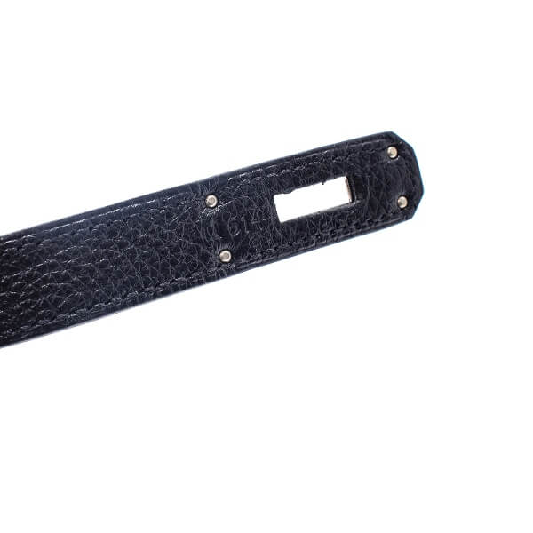 Hermes - Black Togo Leather Palladium Hardware Kelly 35 Bag